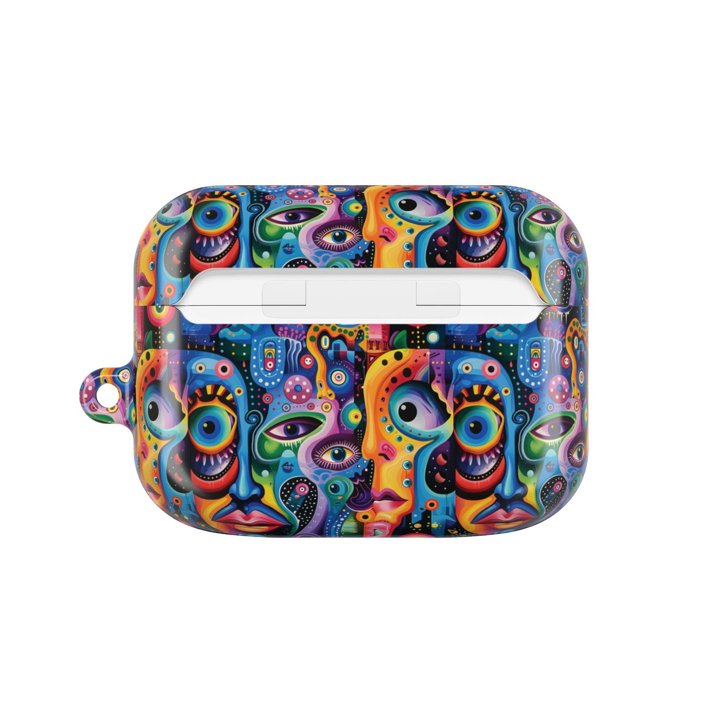 Psychedelic Visions Colorful Artistic AirPod Case - Unique Design for Music Lovers