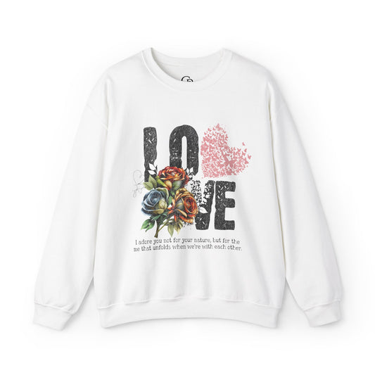 LOVE always Valentines Unisex Heavy Blend Crewneck