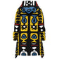 Geometric Harmony Heavyweight Elongated Cloak - AOP