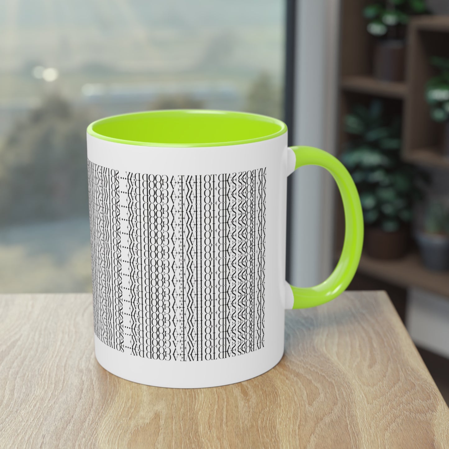 Two Tone Funny Hidden Message Mug - “My Boss said to have a good day… so I went home.”- Viral Optical Illusion Mug - Secret Sarcastic Work Message - Dishwasher Safe, Unique Gifts for Coffee Lovers, Home & Office Decor, Holiday Present.