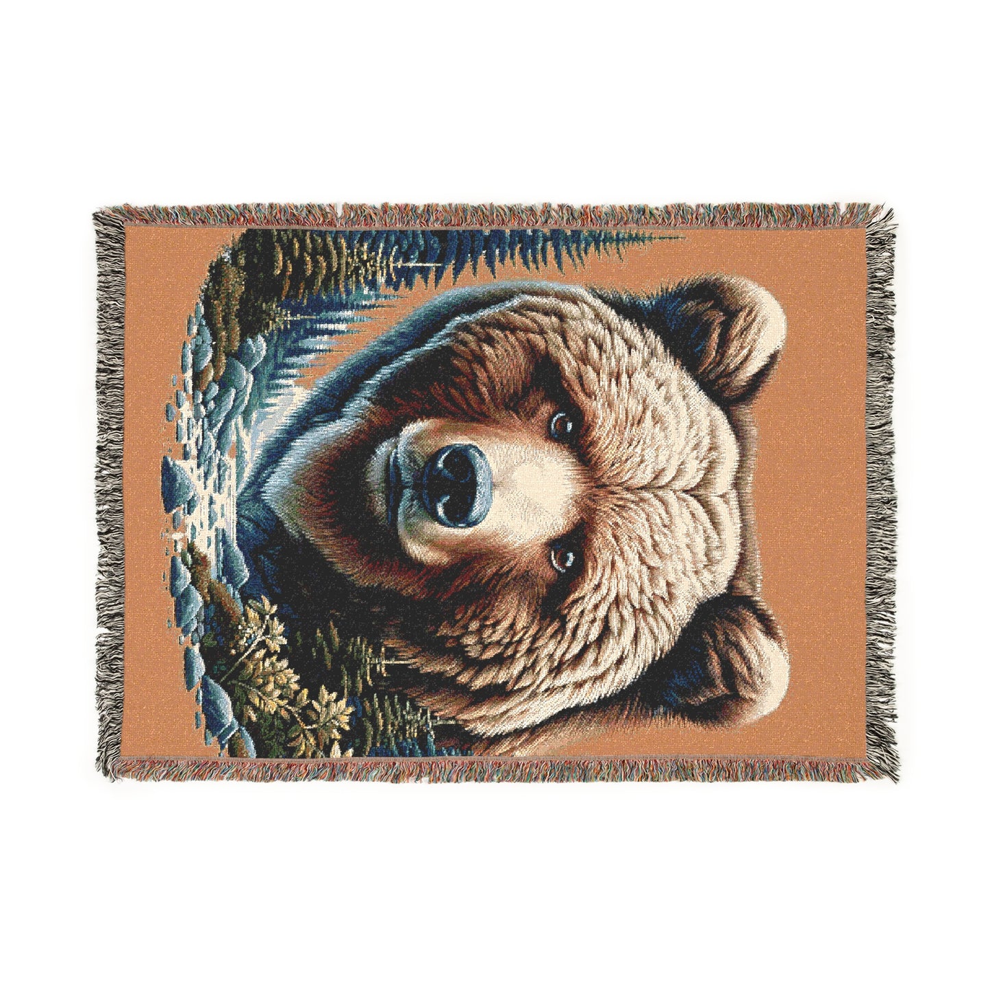 Copy of A Bear IllustrationTapestry Woven Blanket