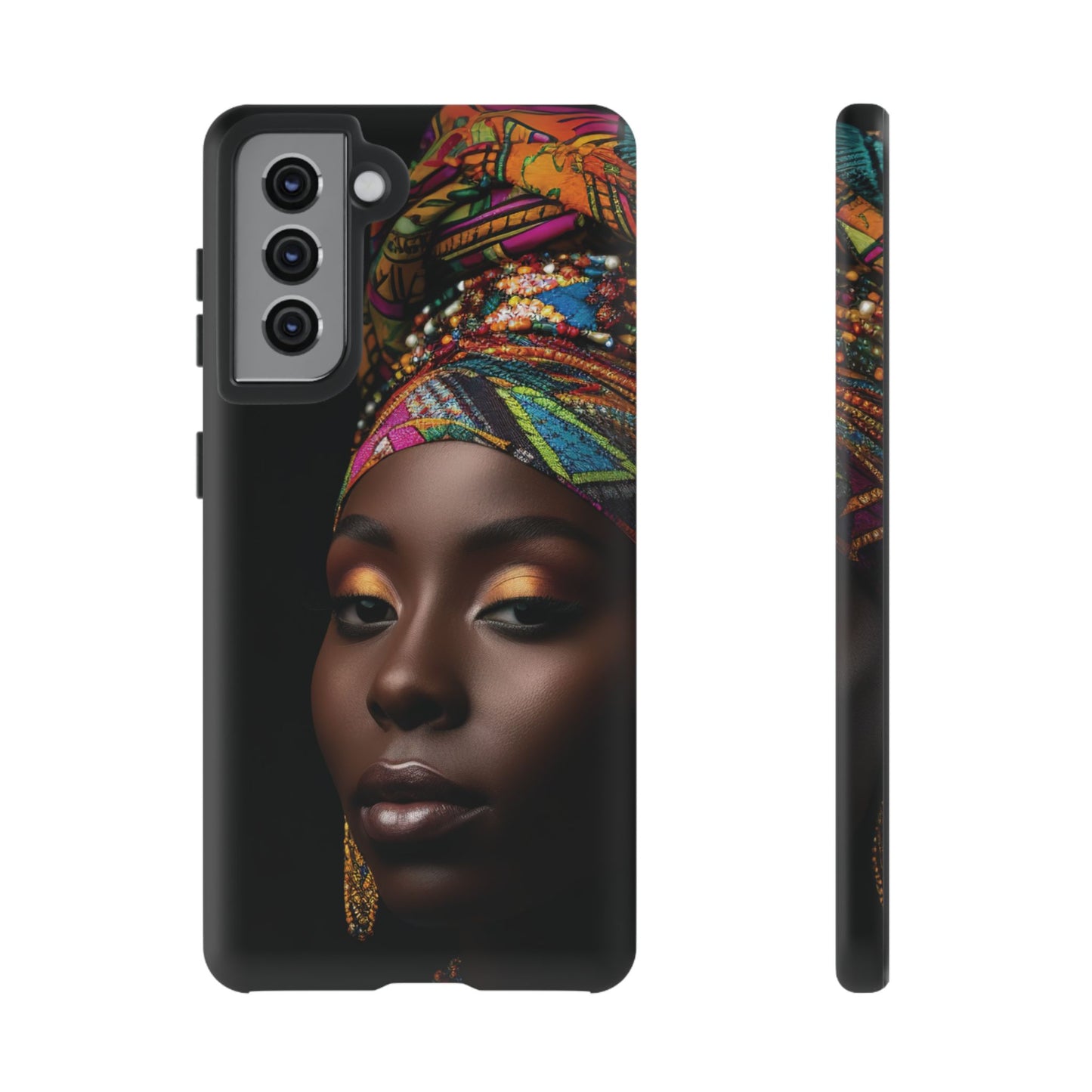 Regal Reflections: African Majesty Tough Google Pixel, iPhone and Samsung Cases.