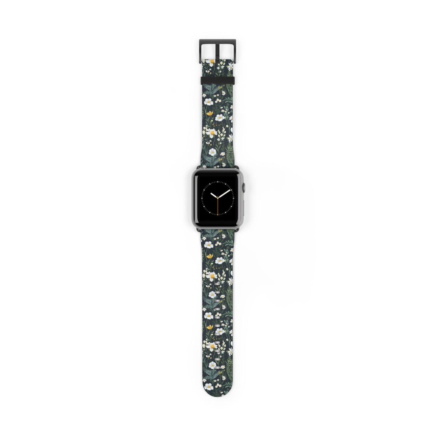 Daisy Delight Floral Print Watch Band - Stylish Accessory for Everyday Wear.