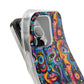 Psychedelic Visions Flexi iPhone and Samsung Case - Colorful Abstract Design.