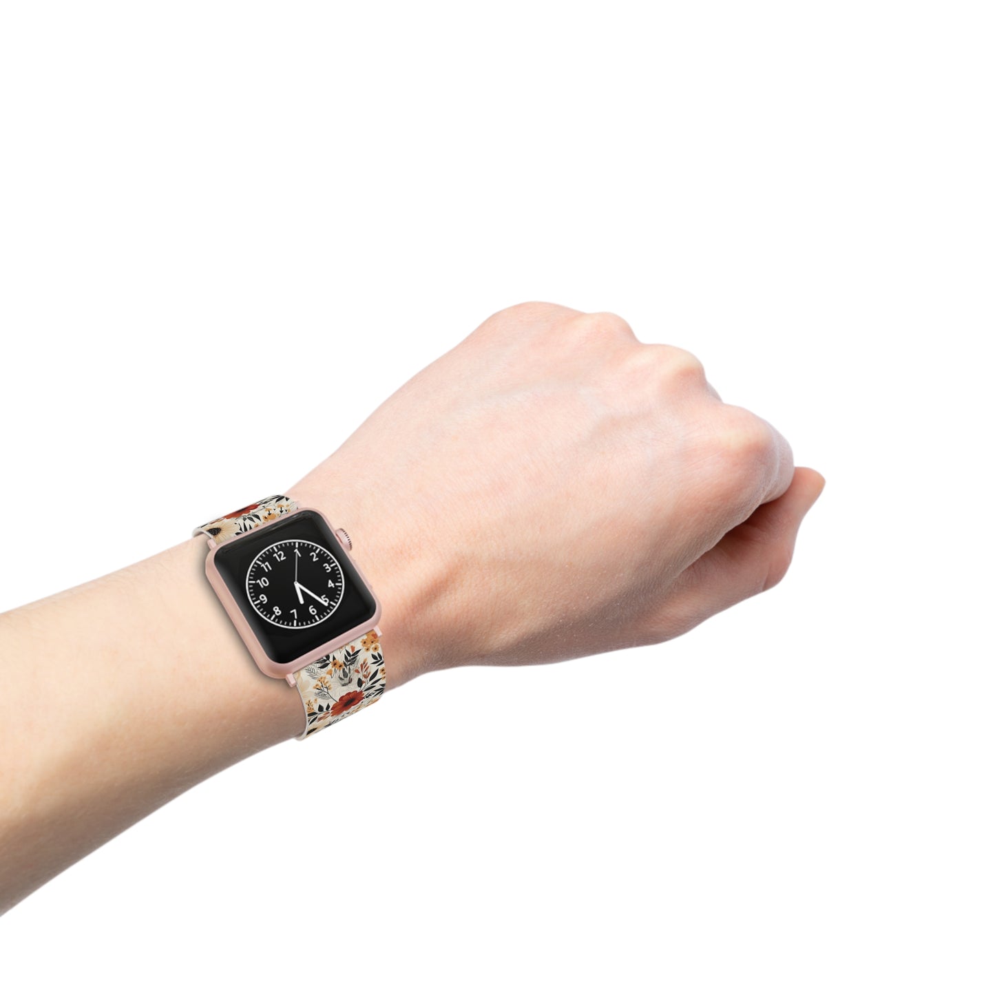 Boho Chic Floral Apple Watch Band - Elegant & Stylish Design