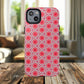 Roseburst Mosaic Vibrant Flower Pattern iPhone Case, Stylish iPhone Cover, Tough Magnetic Case, Floral Gift, Trendy Accessory for Her