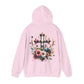 Faith and Floral Cross Unisex Gildan Hoodie Sweatshirt