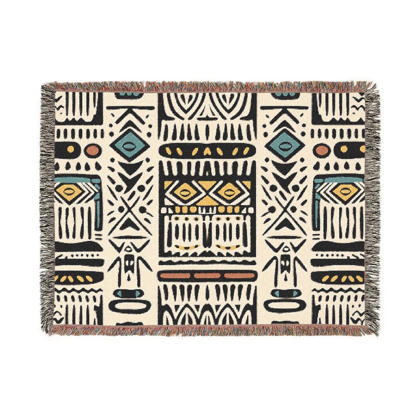 Tribal Tapestry Woven Blanket