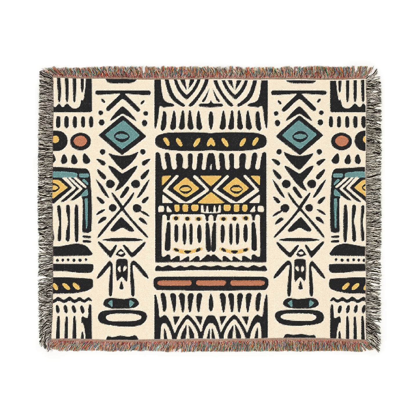 Tribal Tapestry Woven Blanket