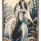 Zebra IllustrationTapestry Woven Blanket