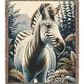 Zebra IllustrationTapestry Woven Blanket