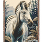 Zebra IllustrationTapestry Woven Blanket