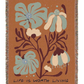 Life is Worth Living Brown Tapestry Woven Blanket