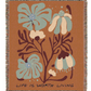 Life is Worth Living Brown Tapestry Woven Blanket