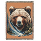 Copy of A Bear IllustrationTapestry Woven Blanket