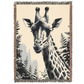 Giraffe Illustration Tapestry Woven Blanket