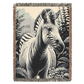 Zebra Illustration Tapestry Woven Blanket