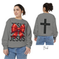 JESUS Charm Unisex Garment-Dyed Sweatshirt