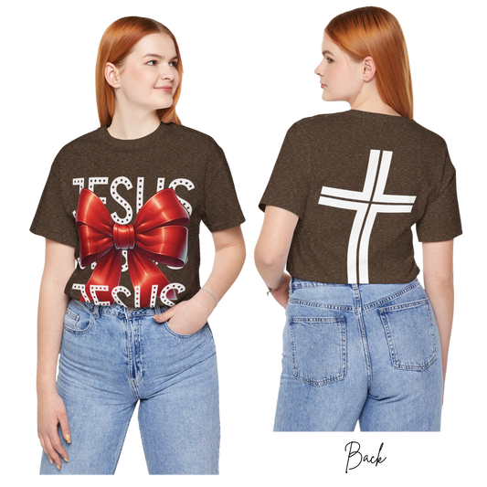 JESUS Unisex Jersey Bella Canvas Short Sleeve Tee.