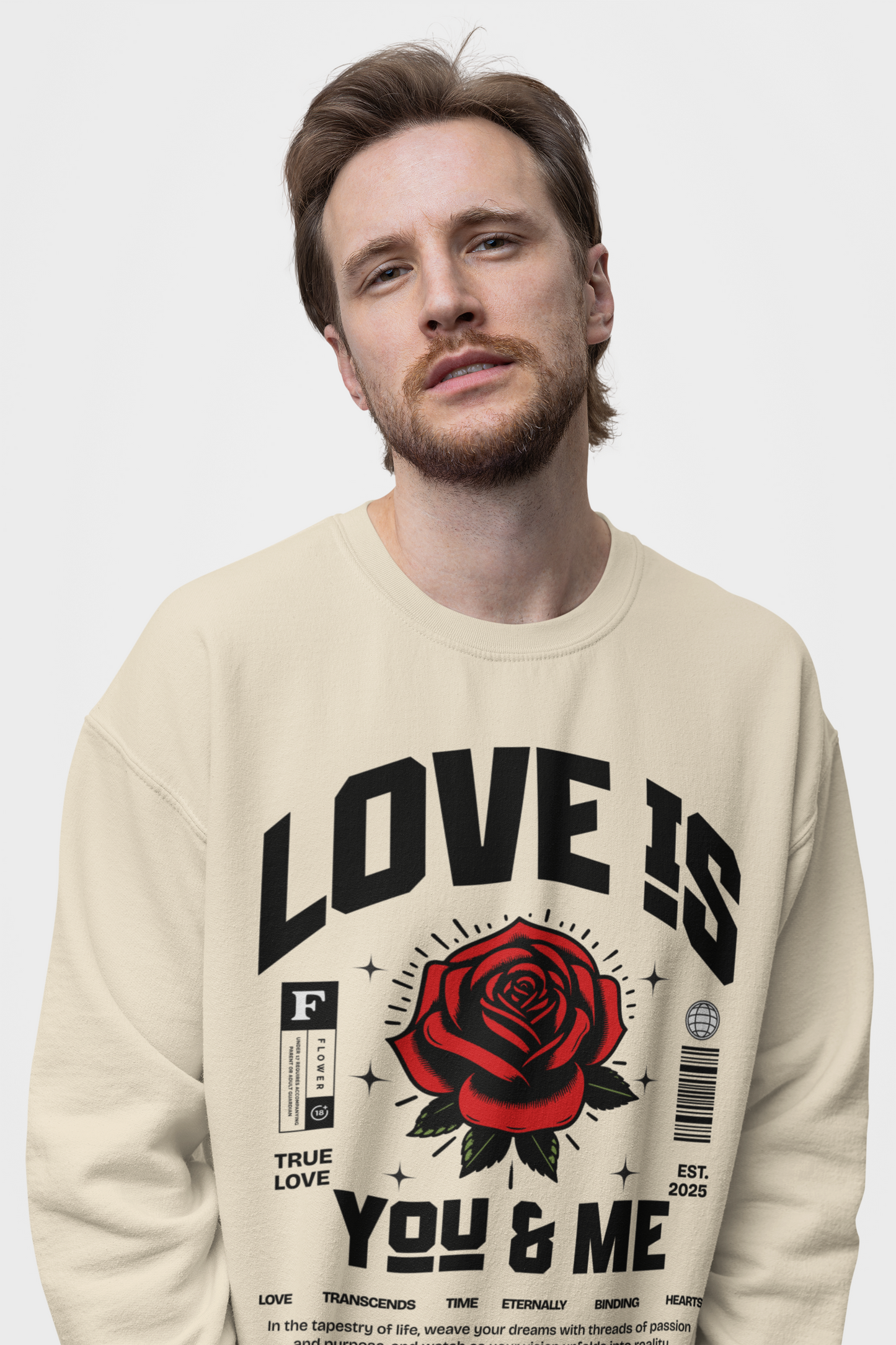 You and Me Valentines Unisex Heavy Blend™ Crewneck Sweatshirt.