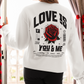 You and Me Valentines Unisex Heavy Blend™ Crewneck Sweatshirt.