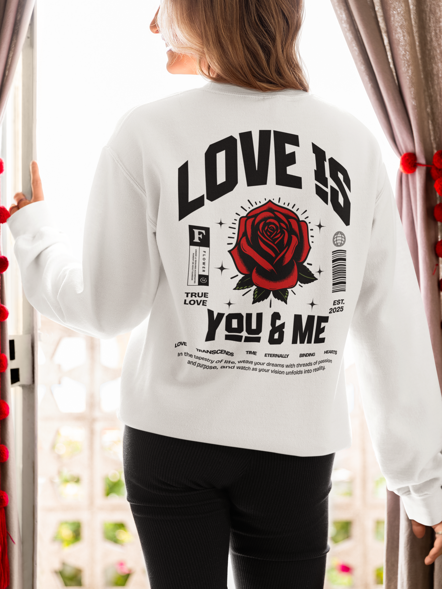 You and Me Valentines Unisex Heavy Blend™ Crewneck Sweatshirt.