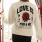 You and Me Valentines Unisex Heavy Blend™ Crewneck Sweatshirt.