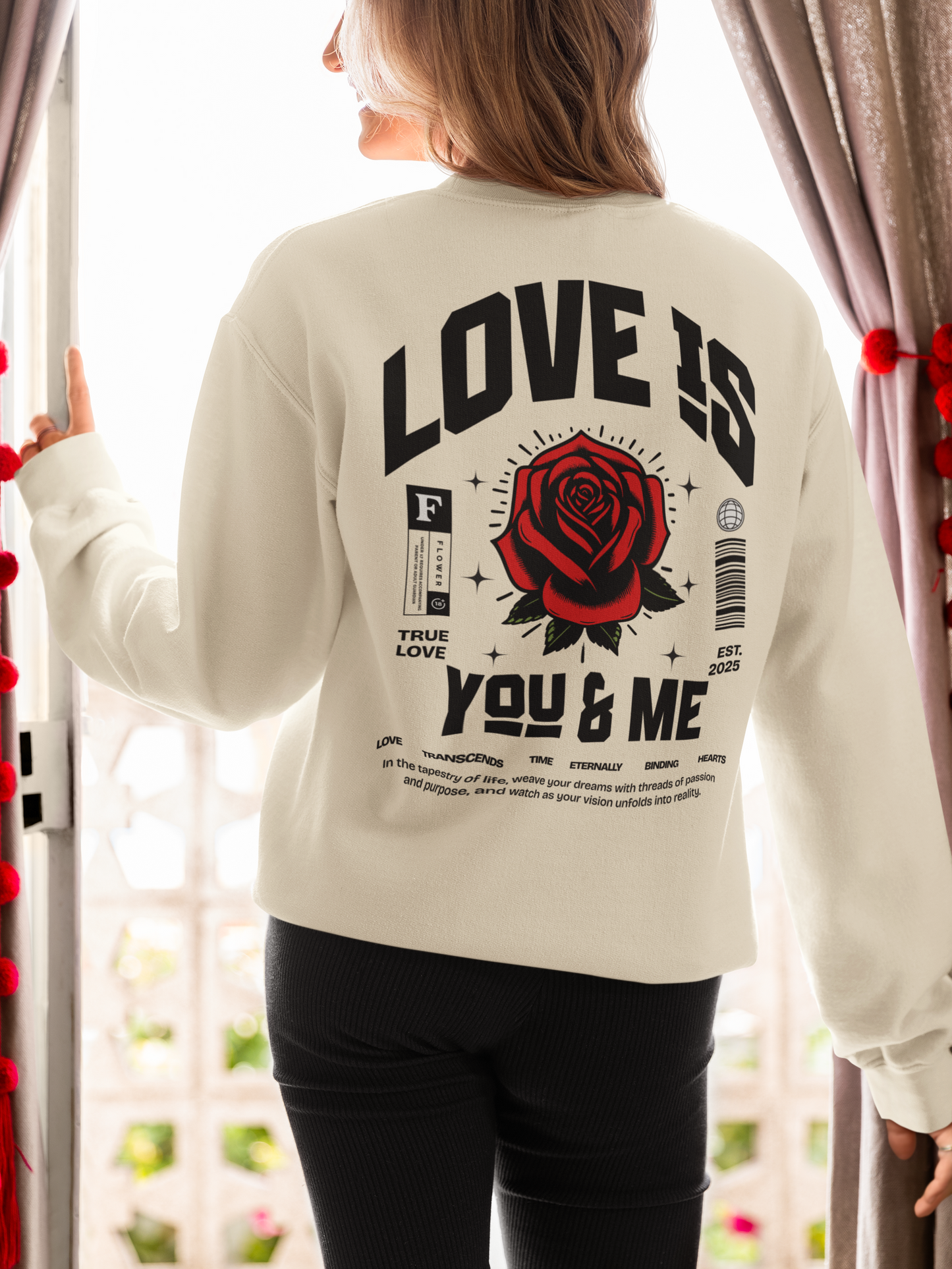 You and Me Valentines Unisex Heavy Blend™ Crewneck Sweatshirt.
