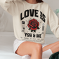 You and Me Valentines Unisex Gildan Heavy Blend™ Crewneck Sweatshirt