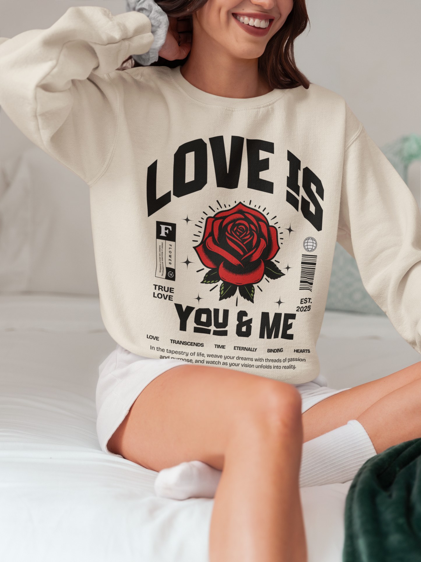 You and Me Valentines Unisex Gildan Heavy Blend™ Crewneck Sweatshirt