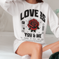 You and Me Valentines Unisex Gildan Heavy Blend™ Crewneck Sweatshirt