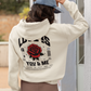 You and Me Unisex Gildan Hoodie Sweatshirt