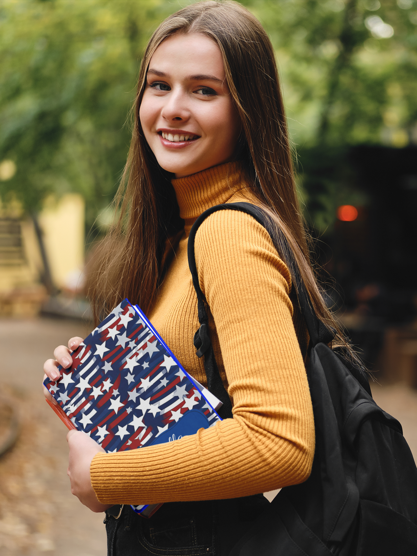 Patriotic Waves Hardcover Journal (PY)