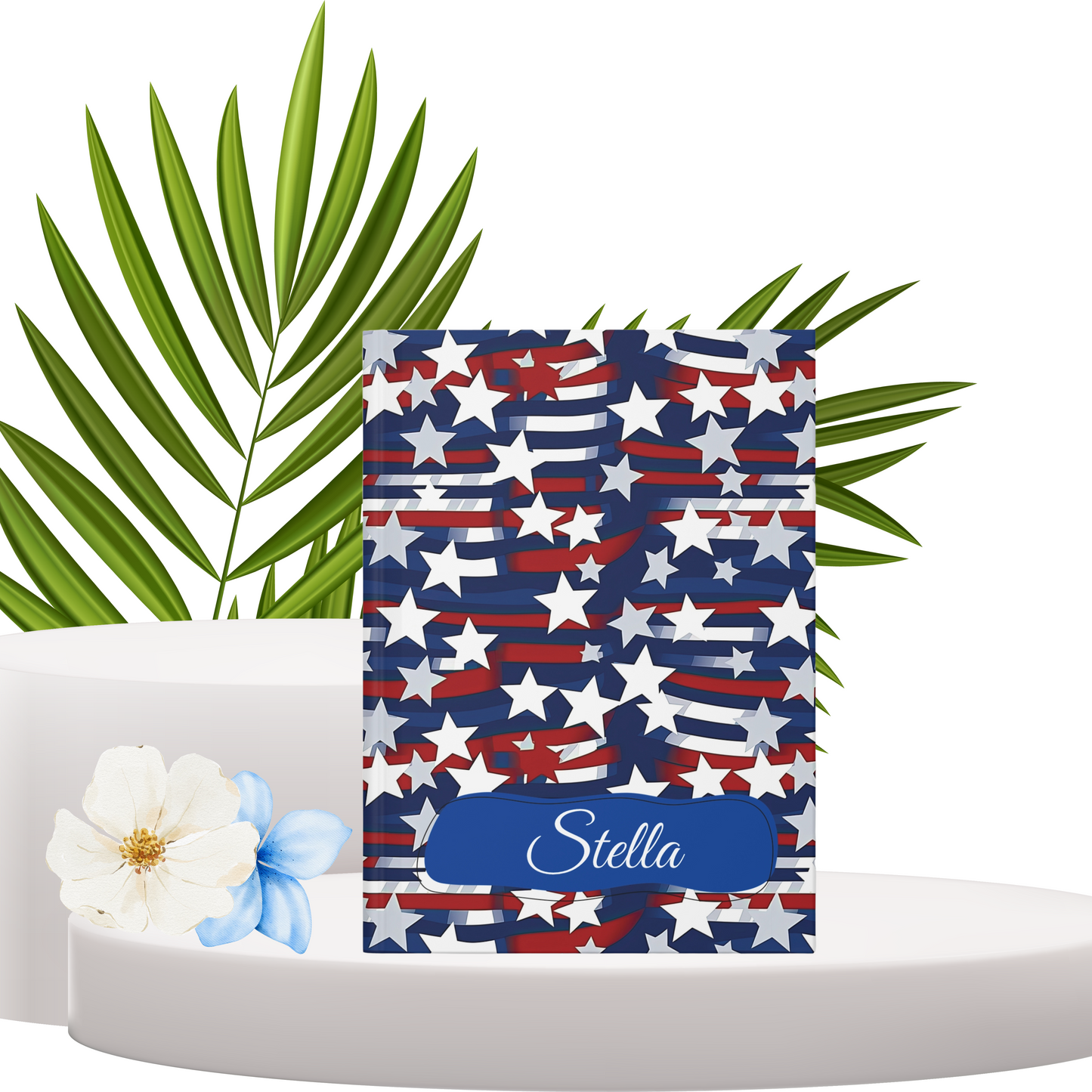 Patriotic Waves Hardcover Journal (PY)