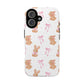 Personalized Bunny iPhone Case - Cute Animal Design, Tough MagSafe® Magnetic Case, Easter Gift, Spring Aesthetic, Kids Accessories