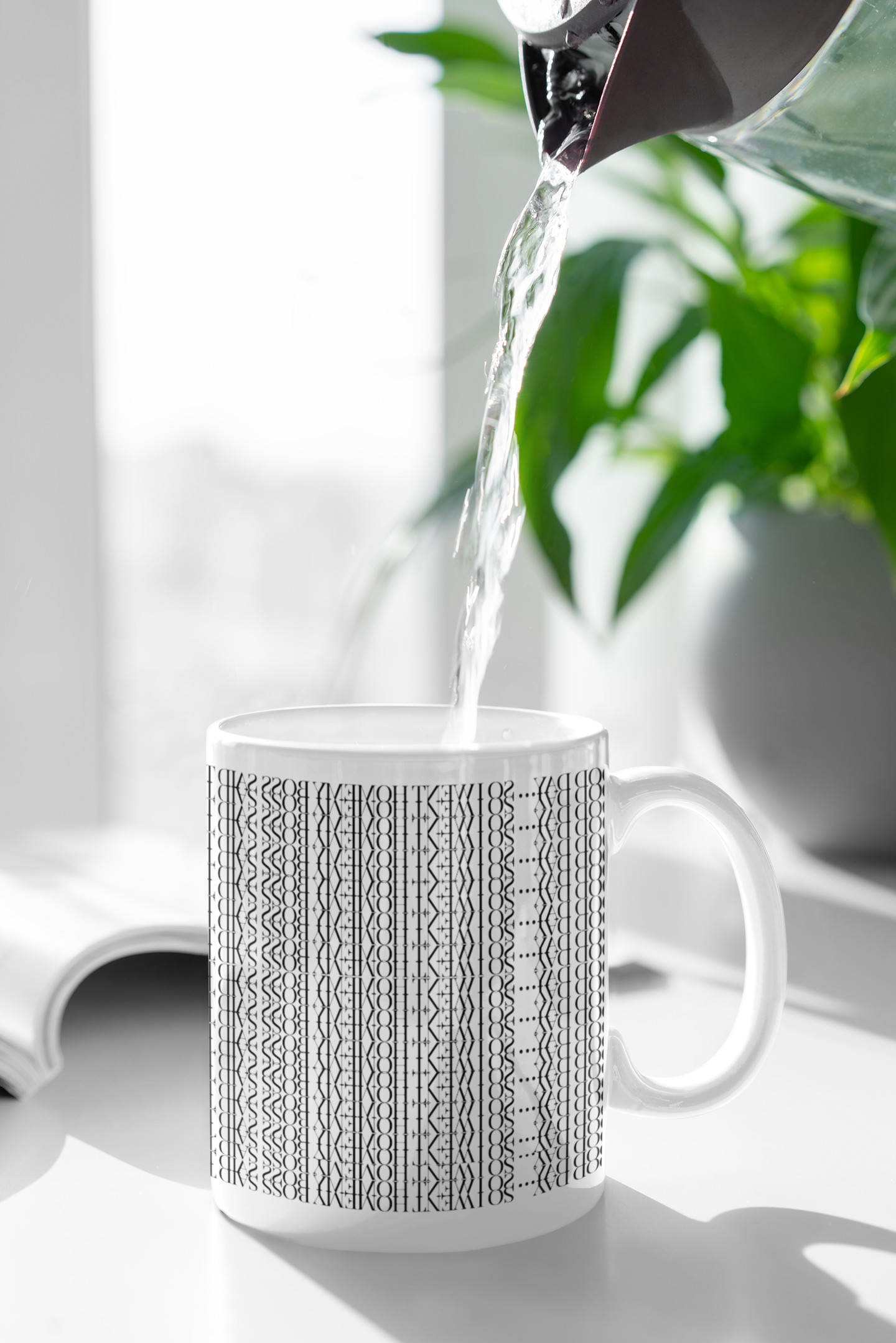 Funny Hidden Message Mug - “My Boss said to have a good day… so I went home.”- Viral Optical Illusion Mug - Secret Sarcastic Work Message - Dishwasher Safe, Unique Gifts for Coffee Lovers, Home & Office Decor, Holiday Present.