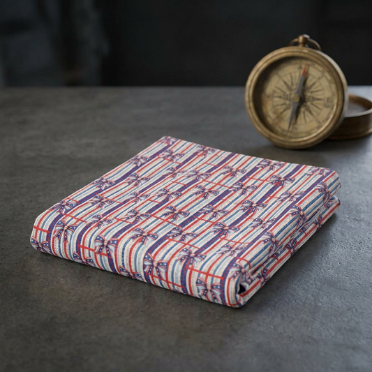 Patriotic Bow Stripe Tablecloth