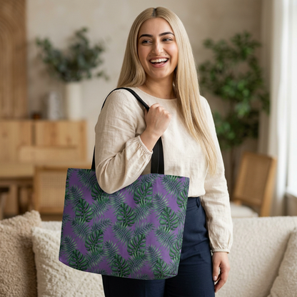 Tropical Bliss Purple Weekender Tote Bag