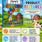 Farm Animals Coloring Book — Personalized Kids' Activity Book (Ages 4-8)