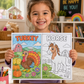 Farm Animals Coloring Book — Personalized Kids' Activity Book (Ages 4-8)