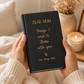Personalized Dear Mum/Dad/Sister/Friend Engraved Vegan Leather Journal — "Things I Wish to Share with You" Memorial Gift