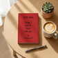 Personalized Dear Mum/Dad/Sister/Friend Engraved Vegan Leather Journal — "Things I Wish to Share with You" Memorial Gift