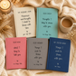 Personalized Dear Mum/Dad/Sister/Friend Engraved Vegan Leather Journal — "Things I Wish to Share with You" Memorial Gift