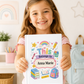 Personalized Kids Hardcover Notebook — "This Belongs to [Name]" Cute School Notebook/Back to School