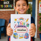 Personalized Kids Hardcover Notebook — "This Belongs to [Name]" Cute School Notebook/Back to School