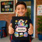 Personalized Kids Black Hardcover Notebook — "This Belongs to [Name]" Cute School Notebook/Back to School
