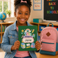 Personalized Kids Green Hardcover Notebook — "This Belongs to [Name]" Cute School Notebook/Back to School