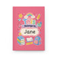 Personalized Kids Pink Hardcover Notebook — "This Belongs to [Name]" Cute School Notebook/Back to School.