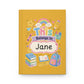 Personalized Kids Yellow Hardcover Notebook — "This Belongs to [Name]" Cute School Notebook/Back to School.