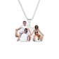 Custom Photo Cutout Pendant Necklace — Personalized Family/Pet Photo Keepsake